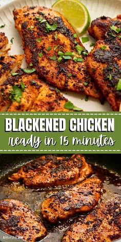 grilled chicken is ready in 15 minutes