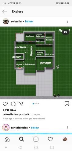 the floor plan for an apartment on facebook