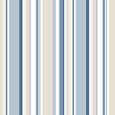 a blue and white striped wallpaper pattern