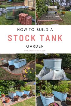 how to build a stock tank garden