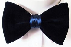 Beautiful pre-tied and adjustable double tiered banded bow tie Velvet Will adjust from 13" through 20" neck. Bow dimensions 3" x 5". Bow tie Always made by hand and to your special order. Weddings and groups are welcome. Fitted Pre-tied Bow For Party, Fitted Pre-tied Tie For Party, Pre-tied Bow Tie Back For Party, Pre-tied Adjustable Bow For Party, Classic Bow With Butterfly Knot For Party, Elegant Bow With Butterfly Knot For Black-tie Events, Classic Butterfly Knot Bow For Party, Classic Party Bow With Butterfly Knot, Formal Adjustable Bow Tie With Butterfly Knot