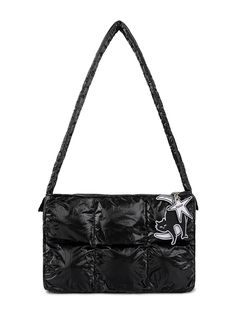 FALLETT presents trendy looks in its unique style every season.- Padded bag with quilting detail- Lightweight nylon material used- Quilting detailed shoulder strap- Detachable keyring on the side Trendy Quilted Pouch Shoulder Bag, Quilted Square Shoulder Bag For Travel, Quilted Nylon Crossbody Bag, Quilted Square Travel Bag, Square Quilted Travel Bag, Black Quilted Flap Bag For Travel, Quilted Shoulder Flap Bag For Travel, Rectangular Quilted Flap Bag For Travel, Black Quilted Flap Shoulder Bag