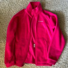 Never Worn, Kids 14-16, Womens Small Pink Fleece, Hooded Rain Jacket, Girls 16, Columbia Fleece, Crochet Halter Tops, Levi Jeans 501, Spring Jackets, Pleated Shorts, Columbia Jacket