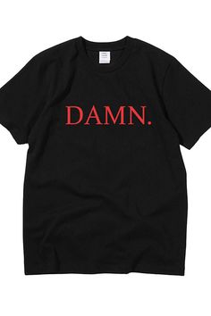 Kendrick Lamar Damn T-Shirt Unisex Altcore Hip-Hop Aesthetic Kendrick Lamar Merch, Kendrick Lamar Shirt, Hop Aesthetic, Doomer Aesthetic, Homemade Shirts, Hip Hop Aesthetic, E Girl Style, Soft Grunge Aesthetic, Aesthetic Red