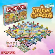 Monopoly Animal Crossing New Horizons Edition Board Game Monopoly Board, Monopoly Game, Animal Crossing Characters, Animal Crossing Villagers, Island Getaway, Game Guide, Popular Games, Classic Games, Island Life