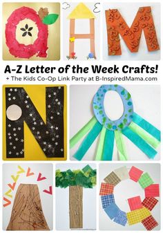 the letter of the week crafts for kids