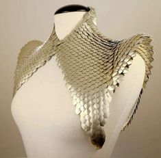 Neck Corset, Fest Outfits, Shoulder Armor, Inked Magazine, Fantasy Dress, Fabric Tape