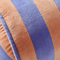 Add a pop of playful color to the kid's room with a delightfully plush bolster pillow covered in soft cotton velvet. Our Harriet pillow features bold marine blue and canyon orange stripes trimmed with dainty coordinating piping. It makes a cheerful accent for a bed or a chair, or use it as a snuggly pillow during storytime.   • Organic cotton velvet, grown without chemicals or pesticides  • Recycled polyester fill  • Spot clean  • Made in India Marine Blue and Canyon Orange Harriet Stripe Velvet Bolster Pillow On Bed Kids, Plaid Bolster Pillow, Velvet Bolster Pillow, Striped Bolster Pillow, Colorful Kids Bedding Ecclectic, Old Fashioned Glass, Bolster Pillow, Marine Blue, Pesticides