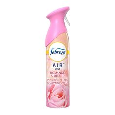 a bottle of air freshener on a white background