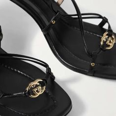 Brand New With Tags And Box Gucci Chic Low Heel Heels, Chic Gucci Low Heel Heels, Gucci Luxury Square Toe Heels, Gucci Black Square Toe Heels, Gucci Heels, Shoes Gucci, Gucci Shoes, Heeled Sandals, Shoes Women Heels