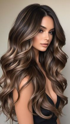 Brown Balayage Ideas That Will Make You Swoon! 🤩✨Brunette Brilliance: Get the Ultimate Hair Makeover🌟 Luscious Dark Brown Balayage Ideas to Dazzle Everyone! 💁‍♀️✨ So, get ready to Transform Your Look with the Latest Trend🔥 Dark Brown Balayage! 💇‍♀️✨ #BalayageGoals #HairTrendsetter #DarkBrownMagic #BalayageBeauties #DarkDelight #HairInspo #BrunetteBalayage #BalayageBeauty #DarkBrownDelight #SunKissedBrunette #BalayageHighlights #HairColorTrends #NaturalHairGoals #LowMaintenanceStyle #HairInspiration #StylishStrands Hair Color Ideas For Brunettes Long, Jessica Vestal, Hair Color 2024 Trends Women, Brown Hair Fall, Fall Bronde Balayage, Balayage For Dark Brown Hair, Dark Brown Balayage, Balayage Ideas, Rambut Brunette