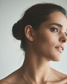 Crossroads Earrings – Sophie Ratner Jewelry Happy To Meet You, Nyc Studio, Fine Diamond Jewelry, Cross Designs, Rose Gold Earrings, Gold Studs, Editorial Photography, The Other Side, Charm Earrings