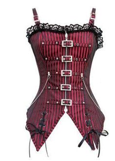 Turn back the clock to the time of imagination and innovation with this steampunk inspired corset! Perfect for steampunk aesthetic, goth wear, costumes, cosplay, or fantasy themed events!Available Sizes: S, M, L, XL, XXLNOTE: These corsets run small! If you are American/European, you will likely need a size 1 to 2 sizes larger than normal. Please see the size chart in the photos for assistance selecting the correct size. Wiccan Clothing, Black Corset Top, Gothic Steampunk