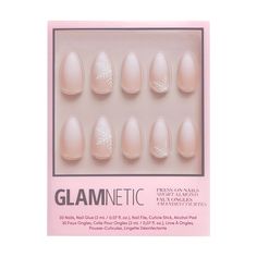 The chill factor is real with the Snowdrift Nail Set. These short almond nails feature a matte gradient design with raised snowflake accents, perfect for those looking to add a touch of frosty flair while still being versatile for all your plans. Key Features Length: Short Shape: Almond Finish: Matte Opacity: Opaque Thickness: 0.6mm Reusable, each wear lasts up to 2 weeks Waterproof Customizable Vegan & Cruelty-free Nail Tip Shapes, File Nails, 30 Nails, Short Almond Nails, Short Almond, Gradient Design, Nail Art Kit, Make Beauty, Blowout Sale