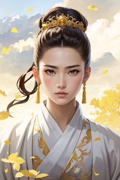 Ancient characters/Nhân Vật Cổ Trang/Nhân Vật Phi Lịch Sử Eden Moon, Moon Lee, Beauty Drawings, Chinese Princess, Quan Yin, Chinese Painting, Character Portraits, Asian Art, Anime Images