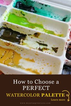 how to choose a perfect watercolor palette for beginners and advanced artists - learn more