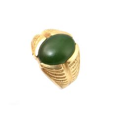 14K Gold Mens Ring with Jade  Dashing   by EncoreJewelryandGems, $510.00 Green Carved Rings For Formal Occasions, Formal Carved Green Ring, Formal Green Carved Ring, Formal Green Engraved Signet Ring, Gold Mens Ring, Malachite Jewelry, Masculine Style, Gold And Silver Rings, Yellow Gold Jewelry