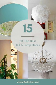 the best ikea lamp hacks for every room in your home, including lamps and chandeliers