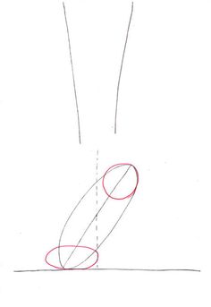 a drawing of an object that is in the air