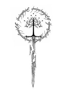 Anduril Tattoo Design, Middle Earth Tattoo Ideas, Lotr Minimalist, Lord Voldemort Tattoo, Narsil Lord Of The Rings, Lotr Tattoo Design, Shards Of Narsil Tattoo Design, Lord Of The Ring Tattoo, Lotr Tattoo Narsil