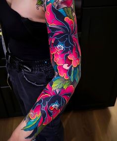 a person with a tattoo on their arm