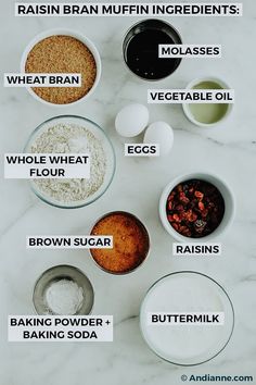 an image of ingredients for baking on the counter with text overlay that says, how to make bread