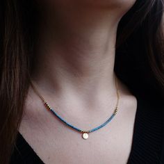 "\"Blue Turquoise Necklace with Gold Coin | Double Chain Necklace with Real Turquoise Gemstone, Solid Gold Beads and Gold Disc Charm | 14k Gold\" Coral Gemstone Variant is also avaliable; https://www.etsy.com/listing/913199443/ ∙ P R O D U C T I O N ∙ ‣ All of our products are handmade and made to order ‣ All of our items are 14K real gold. We do not carry any gold filled, gold plated, or gold vermeil items. Also there are no other metals used so all items are hypoallergenic. ‣ Raw materials are Blue Turquoise Necklace With Polished Beads As Gift, Turquoise Polished Beads Necklace For Gift, Gold Turquoise Necklace With Polished Beads As Gift, Gold Turquoise Necklace With Round Beads As A Gift, Gold Turquoise Necklace With Round Beads For Gift, Minimalist Blue Jewelry With Tiny Beads, Turquoise Beaded Necklace With Round Pendant Gift, Blue Turquoise Necklace With Tiny Beads For Gift, Yellow Gold Turquoise Necklace With Round Beads As Gift