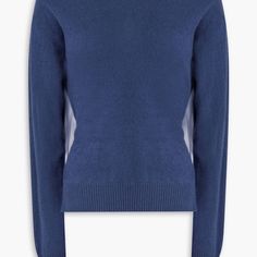 Never Worn Cashmere Sweater Blue Fitted Cashmere Sweater, Fitted Blue Cashmere Sweater, Fitted Blue Sweater With Ribbed Cuffs, Blue Cashmere Sweater For Spring, Gray Cashmere Sweater, Sleeveless Turtleneck Sweaters, Cashmere Sweater Women, Sleeveless Turtleneck, Cashmere Blend Sweater