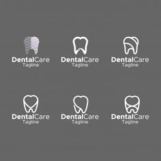 the logos for dental care, including toothbrushes