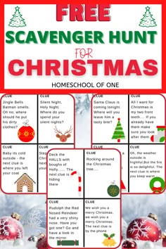 a christmas scavenger hunt for kids