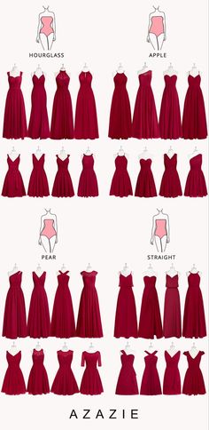 Inai Pengantin, Different Types Of Dresses, Burgundy Bridesmaid, Bridesmaid Dress Styles, Red Bridesmaid Dresses, Burgundy Bridesmaid Dresses, Fashion Design Sketches