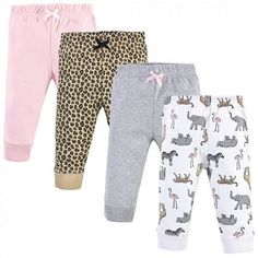 Hudson Baby cotton pants are simple, casual and comfortable for everyday wear! Our pants are made of 100% super soft cotton so your little one is comfortable throughout the day. Our pants are fashionable and trendy while providing comfort and function for your babies and toddlers. Hudson Baby Infant and Toddler Girl Cotton Pants 4pk, Modern Pink Safari is a great baby essentials set for your little one. Size: 0-3 Months.  Color: Gray.  Gender: female. Pink Safari, Essentials Set, Toddler Pants, Hudson Baby, Pants And Leggings, Pink Pants, Kids Pants, Kids Outfits Girls, Grey Pants