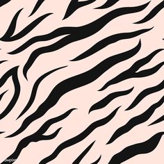 a black and white zebra print pattern on a pink background