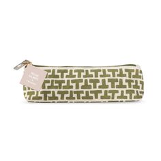 FLAT BOTTOM PENCIL POUCH. 100% cotton canvas featuring artist collaborated design by Megan Galante. Cotton lined with vegan leather zipper pull and embossed logo charm. Weight: 1.76 oz (49.9 g) • Dimensions: 10.2 x 3.2 x 0.4 in (26 x 8 x 1 cm) Green Pencil Case With Zipper For Everyday Use, Green Pencil Case With Zipper Closure For Everyday Use, Casual Rectangular Pencil Case, Everyday Cotton Pencil Case With Zipper, Casual Rectangular Pencil Case For Everyday Use, Cotton Pouch With Zipper For Everyday Use, Cotton Pouch With Zipper Closure For Everyday Use, Rectangular Cotton Pencil Case With Zipper, Everyday Rectangular Canvas Pencil Case