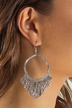 Elegant Small Hoop Earrings With Dangling Beads, Glamorous Beaded Crystal Earrings, Elegant Metal Beaded Hoop Earrings, Elegant Metal Hoop Beaded Earrings, Elegant Beaded Hoop Earrings For Party, Elegant Small Hoop Jewelry With Dangling Beads, Small Hoop Earrings With Dangling Beads For Party, Elegant Nickel-free Hoop Beaded Earrings, Elegant Nickel Free Hoop Beaded Earrings