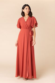 Timelessly elegant, this chiffon maxi dress pairs a wrapped bodice with soft flutter sleeves and a flowy skirt that make a perfect combination for this flattering dress. Short flutter sleeves - lined to the cap sleeve length Self fabric tie belt Fully lined Maternity and nursing friendly Fabric content - Polyester - Dry clean recommended To order this dress, please go to https://arborandco.com/ Formal Nursing Dress, Nursing Dresses, Getaway Dress, Called To Surf, Modest Maxi, Chiffon Wrap, Flattering Dress, Nursing Friendly, Nursing Dress