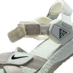 Nike ACG Air Deschutz Sandal (DC9093-200) Walks On The Beach, 90s Looks, Webbing Strap, Black 13, Long Walks, Nike Acg, Beach Walk, The Journey, Sale Items