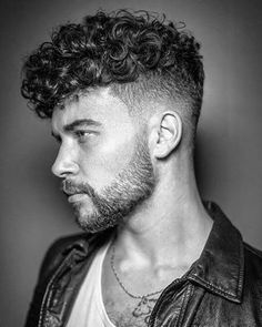 Undercut Curly Hair, Curly Undercut, Haircuts For Curly Hair, Mens Haircuts Fade, Corte De Cabelo Masculino