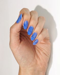 Shibori Inspired Nail Art Set - Cirque Colors The Shibori Set Indigo Design, Nail Inspo