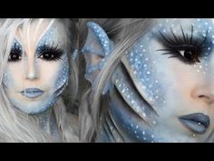 Siren Photoshoot, Mermaid Makeup Halloween, Mermaid Makeup Tutorial, Character Creating, Asmr Makeup, Fantasy Make-up, Halloween Make-up Looks