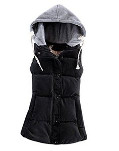 Return Policy Fast Delivery Trusted seller Women's Slim Sleeveless Quilted Removable Hooded Winter Puffer Vest Coat Product Description Zipper closure with snap buttons Two side pockets, detachable drawstring hood Sleeveless slim fit medium weight cotton padded winter warm thicken puffy hoodie jacket gilet Cute comfy winter vest, multi solid color: Army Green, Beige, Black, Blue, Yellow, Pink, Red, Rose Red, Orange All vests have solid lining now, not letter printed, please do not worry!! Shipping Returns Payment Shipping Shipping is FREE to all addresses other than APO/PO boxes in the lower 48 states. All our stock ships from US-based warehouses. Shipped via USPS or UPS (depending on location and package weight) Unless stated otherwise, all orders will ship within 24-72 hours of your paym Winter Puffer Vest, Comfy Winter, Winter Puffer, Cropped Puffer Jacket, Hooded Vest, Vest Coat, Puffer Vest, Large Fashion, Clothing Company