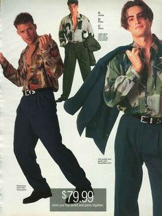 90s Men Fashion, 80s Fashion Men, Mens Business Casual, 80s Men, 90s Fashion Men, 90s Men, 80’s Fashion, Olive Pants, Fashion 80s