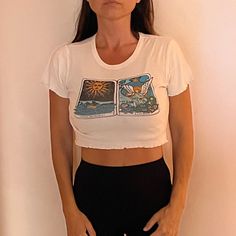 Reposhing This Item I Purchased From @Bagiraa. Never Worn, Just Cut The Tag Off And Tried It On. Questions? Leave A Comment Below! Urban Outfitters Tops, Urban Outfitters, Blue White, Crop Top, Blue And White, Womens Tops, Crop Tops, Women Shopping, Blue