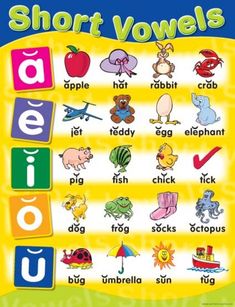 an image of short words in english and spanish with pictures on the front, along with other words