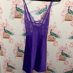 Size Small Nwt Purple Lingerie Elegant Purple Fitted Sleepwear, Elegant Fitted Purple Sleepwear, Purple Camisole Sleepwear For Night, Victoria's Secret Party Sleepwear With Lace Trim, Fitted Purple Coquette Sleepwear, Purple Lace Fitted Sleepwear, Purple Sleepwear For Wedding Night, Purple Sleepwear For Wedding Night In Summer, Fitted Purple Lace Sleepwear