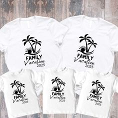 Family Vacation 2024 Shirt, Summer Group Matching Tees, Family Road Trip Tshirts, Reunion Gift, Family Cruise Shirts, Beach Vacation Tshirts 🌟 Welcome to BLG Design Lab! 🌟 We are a small family business dedicated to crafting custom designs on high-quality t-shirts, sweatshirts, long sleeves, tank tops, V-necks, youth and toddler shirts, babysuits, tote bag and towels. Our goal is to provide you with unique, stylish, and comfortable apparel that you'll love. Why Choose Us? 💎 Premium Quality: We use top-quality materials and DTF technology for vibrant, long-lasting prints. 🎨 Unique Designs: Each design is created with attention to detail and personalized just for you. 😊 Customer Satisfaction: Your happiness is our priority. We're here to assist with any questions or concerns. 🛒 How to White Family Matching T-shirt For Beach, Customizable Cotton T-shirt For Vacation, Summer Family Reunion Crew Neck Shirt, Family Matching Shirts For Summer Reunion, Summer Family Matching Shirts For Reunion, Letter Print Tops For Family Reunion In Summer, Summer Letter Print Tops For Family Reunion, Casual T-shirt For Family Reunion In Summer, Matching Short Sleeve T-shirt For Family Events