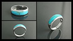 Turquoise Band Ring Sterling Silver Modern Blue Turquoise | Etsy Modern Turquoise Round Ring, Modern Round Turquoise Jewelry, Modern Turquoise Round Jewelry, Polished Turquoise Ring As Gift, Polished Turquoise Ring For Gift, Turquoise Minimalist Jewelry For Anniversary, Minimalist Turquoise Jewelry For Anniversary, Modern Turquoise Ring With Polished Finish, Modern Turquoise Ring As Gift