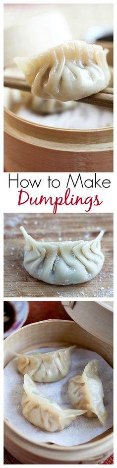 how to make dumplings on a plate with chopsticks in the middle and bottom