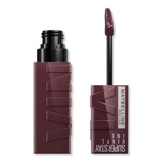 Super Stay Vinyl Ink Liquid Lipcolor Maybelline Super Stay Vinyl Ink, Maybelline Superstay Vinyl Ink, Superstay Maybelline, Maybelline Lipstick, Bright Red Lipstick, Maybelline Superstay, Brown Lipstick, Makeup Stuff, Lip Shapes