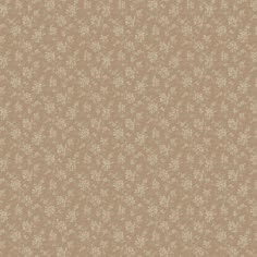 a brown wallpaper with white flowers on it